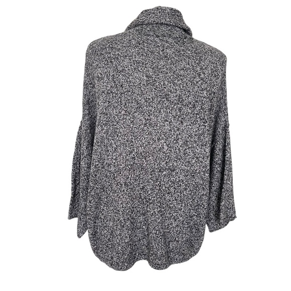 J. Jill Pure Jill Kimono Pullover Cashmere Sweater Cowl Neck Women’s Size M Gray - Picture 4 of 8